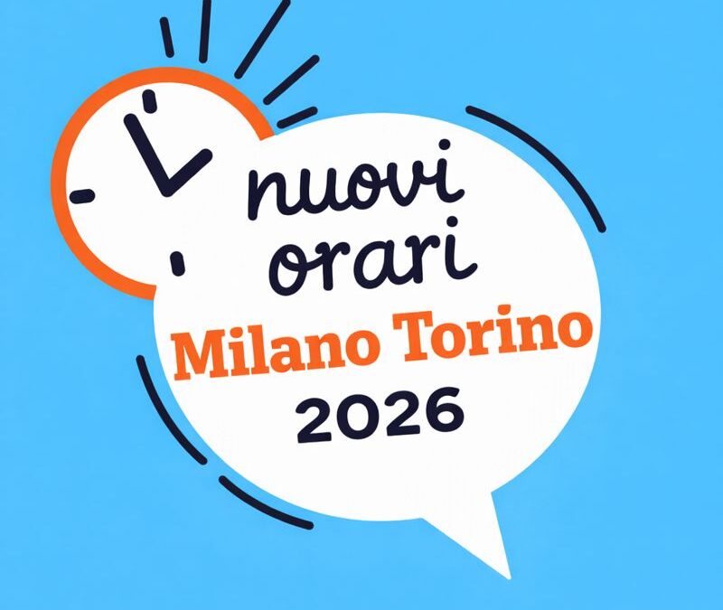 Orari QUIəORA 2026 – Milano e Torino